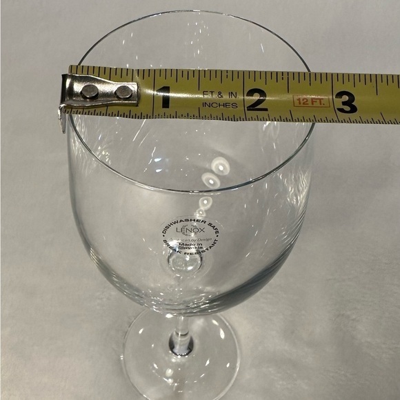 NEW LENOX TUSCANY CLASSICS GRAND BORDEAUX CRYSTAL ONE WINE GLASS OUT OF BOX - Picture 8 of 8